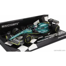   Minichamps ASTON MARTIN F1 AMR22 TEAM ARAMCO COGNIZART N 5 ABU DHABI GP LAST RACE 2022 SEBASTIAN VETTEL