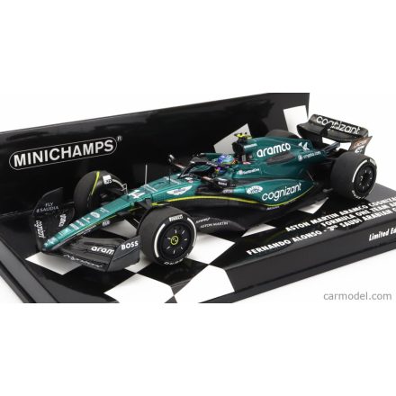 Minichamps ASTON MARTIN F1 AMR23 TEAM ARAMCO COGNIZANT N 14 3rd SAUDI ARABIAN GP 2023 FERNANDO ALONSO