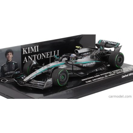 Minichamps MERCEDES F1 W16 TEAM AMG PETRONAS MOTORSPORT N 12 4th AUSTRALIAN GP 2025 ANDREA KIMI ANTONELLI