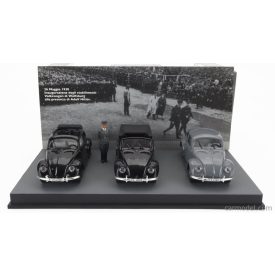   RIO-MODELS - VOLKSWAGEN - SET 3X BEETLE KAFER KDF-WAGENS PRESENTATION 26-MAY-1938
