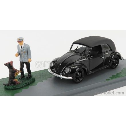 RIO MODELS VOLKSWAGEN BEETLE MAGGIOLINO CABRIOLET CLOSED NIDO DELL'AQUILA - EAGLE'S NEST 1938 - HITLER AND BLONDIE DOG