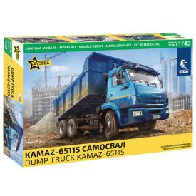 Zvezda Dump Truck Kamaz-65115 makett