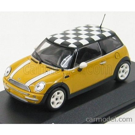 Minichamps MINI ONE 2001 WITH CHEQUERED ROOF FLAG
