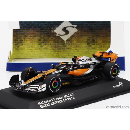 Solido McLAREN F1 MCL60 TEAM McLAREN N 4 2nd BRITISH GP 2023 LANDO NORRIS