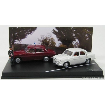 RIO MODELS ALFA ROMEO SET ALT POLIZIA 1956 - 1900 - GIULIETTA WITH FIGURES