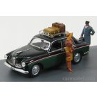 RIO MODELS ALFA ROMEO SET TAXI PIAZZA SAN PIETRO ROMA 1959 - 1900 TAXI - FIAT 1100 TV WITH 3 FIGURES