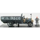 RIO MODELS FIAT 18BL TRUCK - W IL FASCIO - LA MARCIA SU ROMA 22 OTTOBRE 1922 WITH FIGURES (MUSSOLINI)