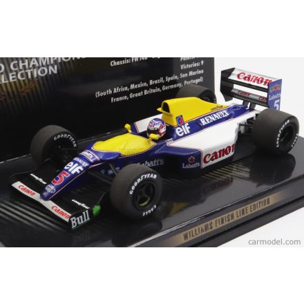 Minichamps Williams F1 FW14B RENAULT N 5 WORLD CHAMPION DIRTY VERSION SEASON 1992 NIGEL MANSELL