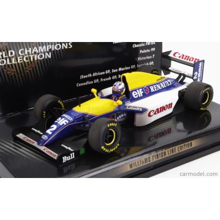 Minichamps Williams F1 RENAULT FW15 N 2 WORLD CHAMPION DIRTY VERSION SEASON 1993 ALAIN PROST