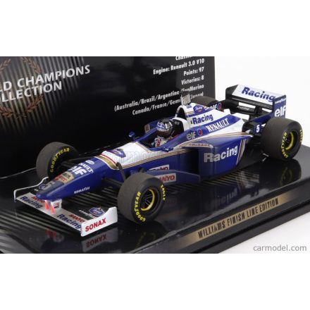 Minichamps Williams F1 FW18 RENAULT N 5 WORLD CHAMPION DIRTY VERSION SEASON 1996 DAMON HILL