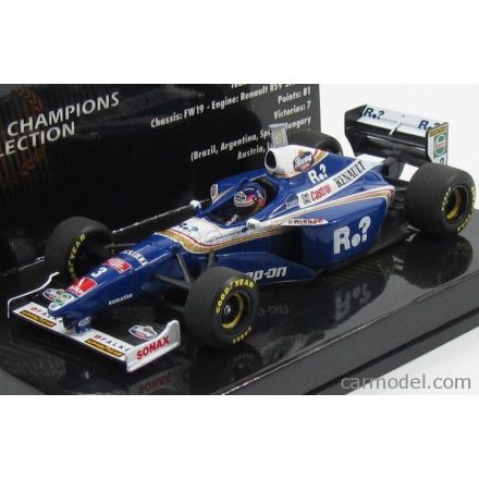 Minichamps Williams F1 RENAULT FW19 N 3 JACQUES VILLENEUVE 1997 WORLD CHAMPION