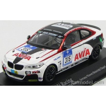 Minichamps BMW 2-SERIES M 235i TEAM MATHOL RACING E.V. N 315 24h NURBURGRING 2014 SERRANO - WAWER - CHAPEL - HEINRICH