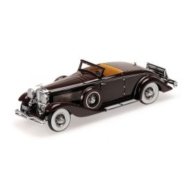   Minichamps DUESENBERG MODEL J TORPEDO CONVERTIBLE COUPE - 1929 - DARK RED