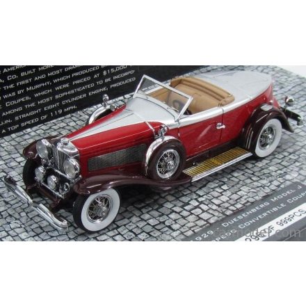 Minichamps DUESENBERG MODEL J TORPEDO CONVERTIBLE COUPE 1929