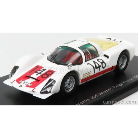 SPARK-MODEL PORSCHE 906 N 148 WINNER TARGA FLORIO 1966 W.MAIRESSE - H.MILLER