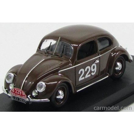 RIO MODELS VOLKSWAGEN BEETLE N 229 RALLY MONTECARLO 1952 NATHAN - SCHELLHAAS
