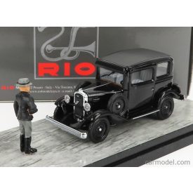   RIO MODELS FIAT 508 BALILLA 1932 - PRESENTAZIONE A VILLA TORLONIA ROMA - PRESENTATION WITH MUSSOLINI FIGURE