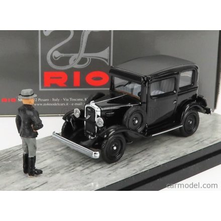 RIO MODELS FIAT 508 BALILLA 1932 - PRESENTAZIONE A VILLA TORLONIA ROMA - PRESENTATION WITH MUSSOLINI FIGURE