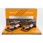 Minichamps McLAREN F1 SET 2X MCL35L MERCEDES M12 EQ POWER+ TEAM MCLAREN N 3 MONACO GP 2021 DANIEL RICCIARDO + N 4 3rd MONACO GP 2021 LANDO NORRIS