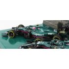 Minichamps ASTON MARTIN  SET F1 2X AMR21 MERCEDES M12 EQ POWER+ TEAM COGNIZANT FORMULA ONE N 5 SEASON 2021 SEBASTIAN VETTEL + N 18 2021 LANCE STROLL