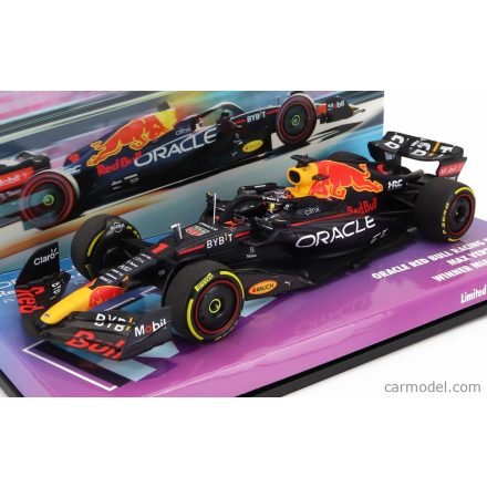 Minichamps RED BULL F1 RB18 TEAM ORACLE RED BULL RACING N 1 WINNER MIAMI GP WORLD CHAMPION 2022 MAX VERSTAPPEN