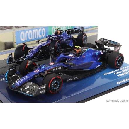 Minichamps Williams F1 FW45 TEAM WILLIAMS RACING N 2 BAHRAIN GP 2023 LOGAN SARGEANT