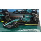Minichamps ASTON MARTIN SET 2X F1 AMR23 TEAM ARAMCO COGNIZANT N 14 3rd BAHRAIN GP 2023 FERNANDO ALONSO + N 18 6th BAHRAIN GP 2023 LANCE STROLL
