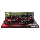 Minichamps Alfa Romeo F1 SET 2X C43 TEAM KICK N 77 AUSTRALIAN GP 2023 VALTTERI BOTTAS + N 24 AUSTRALIAN GP 2023 GUANYU ZHOU