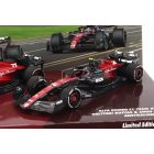 Minichamps Alfa Romeo F1 SET 2X C43 TEAM KICK N 77 AUSTRALIAN GP 2023 VALTTERI BOTTAS + N 24 AUSTRALIAN GP 2023 GUANYU ZHOU