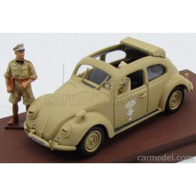   RIO MODELS VOLKSWAGEN BEETLE AFRICA KORPS 1941 - WITH ROMMEL + DRIVER FIGURE