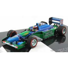   MINICHAMPS BENETTON F1 B194 FORD MILD SEVEN (CAR OF MICHAEL SCHUMACHER 1994 WORLD CHAMPION) DEMONSTRATION RUN GP BELGIUM SPA 2017 MICK SCHUMACHER