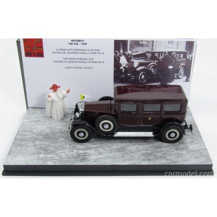 RIO MODELS FIAT 525 1929 - PERSONAL CAR PAPA PIO XI - POPE PIO XI