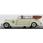 RIO MODELS MERCEDES BENZ 770K CABRIOLET 1938 WITH FIGURES EVA BRAUN AND SS GUARD - HITLER'S WIFE