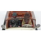 RIO MODELS MERCEDES BENZ 770K CABRIOLET 1938 WITH FIGURES EVA BRAUN AND SS GUARD - HITLER'S WIFE