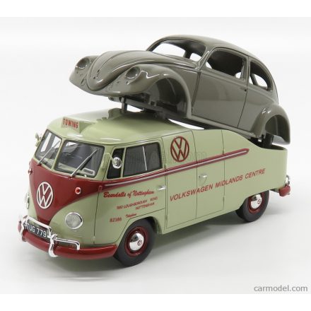 Schuco VOLKSWAGEN T1a VAN MIDLANDS CENTER VW BREZELKAFER KAROSSERIE 1962