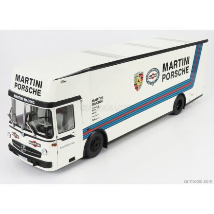 Schuco MERCEDES O317 TRUCK CAR TRANSPORTER PORSCHE MARTINI RACING 1968
