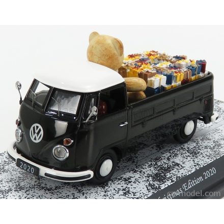 Schuco VOLKSWAGEN T1b PICK-UP CHRISTMAS EDITION 2020 - CON BABBO NATALE - WITH FIGURE SANTA CLAUS