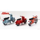 SCHUCO - SIMSON - SET 3X SCHWALBE KR51/1 1968 + ZUNDAPP KS50 SUPER SPORT 1950 - PIAGGIO VESPA 150 PX