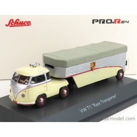   Schuco VOLKSWAGEN T1b CONTINENTAL MOTORS PORSCHE CAR TRANSPORTER 1962