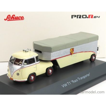 Schuco VOLKSWAGEN T1b CONTINENTAL MOTORS PORSCHE CAR TRANSPORTER 1962