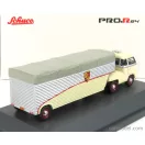 Schuco VOLKSWAGEN T1b CONTINENTAL MOTORS PORSCHE CAR TRANSPORTER 1962