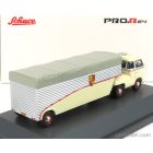 Schuco VOLKSWAGEN T1b CONTINENTAL MOTORS PORSCHE CAR TRANSPORTER 1962