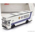 Schuco MERCEDES BENZ O317 TRUCK CAR TRANSPORTER PORSCHE MARTINI RACING 1968