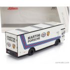 Schuco MERCEDES BENZ O317 TRUCK CAR TRANSPORTER PORSCHE MARTINI RACING 1968