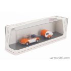 Schuco VOLKSWAGEN BEETLE CABRIOLET WITH CARAVAN TRAILER 1960