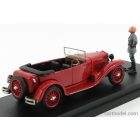 RIO MODELS ALFA ROMEO 1750 TORPEDO CABRIOLET OPEN WITH MUSSOLINI FIGURE AND LETTER 1926
