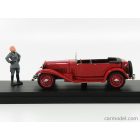 RIO MODELS ALFA ROMEO 1750 TORPEDO CABRIOLET OPEN WITH MUSSOLINI FIGURE AND LETTER 1926