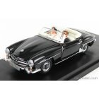 RIO MODELS MERCEDES BENZ 190SL SPIDER CABRIOLET OPEN 1955 - JUST MARRIED FIGURES