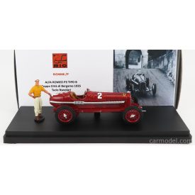   RIO MODELS ALFA ROMEO P3 TIPO B N 2 WINNER COPPA CITTA DI BERGAMO 1935 TAZIO NUVOLARI