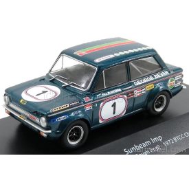   EDICOLA SUNBEAM IMP TEAM GEORGE BEVAN IMP N 1 CHAMPION SEASON BTCC 1972 BILL Mc GOVERN